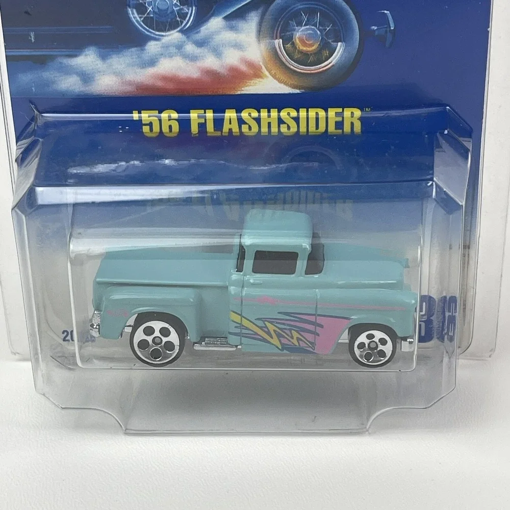 Hot Wheels 56 Flashsider 136 Blue Card 1991 Graphics 2029